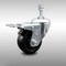 Service Caster 3 Inch SS Hard Rubber Swivel 10mm Threaded Stem Caster with Total Lock Brake SCC-SSTSTTL20S314-HRS-M1015 - alternate 1